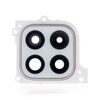 White Samsung Galaxy A22 5G (A226 / 2021) Back Camera Lens With Bracket