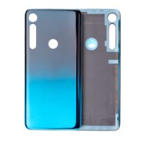 Blue Motorola One Macro (XT2016 / 2019) (Space Blue) Back Cover Glass