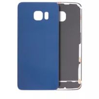 S30 Black Sapphire Samsung Galaxy S6 Edge (No Logo)  Back Cover Glass (Aftermarket Plus)