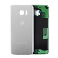 Pull Silver Titanium Samsung Galaxy S7 Edge ( AT&T Logo) (Used OEM Pull: Grade A) Back Cover Glass