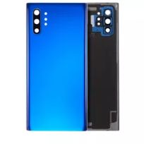S30 Blue Samsung Galaxy Note 10 Plus / 5G (No Logo)  Back Cover Glass With Camera Lens (Aftermarket Plus)