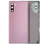 S30 Aura Pink Samsung Galaxy Note 10 (No Logo)  Back Cover Glass With Camera Lens (Aftermarket Plus)