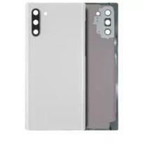 S30 Aura White Samsung Galaxy Note 10 (No Logo)  Back Cover Glass With Camera Lens (Aftermarket Plus)