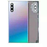 S30 Aura Glow Samsung Galaxy Note 10 (No Logo)  (Aura Glow / Silver) Back Cover Glass With Camera Lens (Aftermarket Plus)