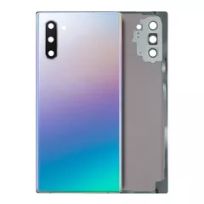 Service Pack Aura Glow Samsung Galaxy Note 10  (Aura Glow / Silver) Back Cover Glass With Camera Lens