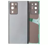 S30 Mystic Black Samsung Galaxy Note 20 Ultra (No Logo)  Back Cover Glass With Camera Lens (Aftermarket Plus)