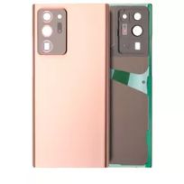 S30 Mystic Bronze Samsung Galaxy Note 20 Ultra (No Logo)  Back Cover Glass With Camera Lens (Aftermarket Plus)