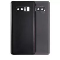 S30 Midnight Black Samsung Galaxy Note 8 (No Logo)  Back Cover Glass With Camera Lens (Aftermarket Plus)