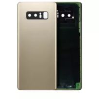 S30 Gold Samsung Galaxy Note 8 (No Logo)  Back Cover Glass With Camera Lens (Aftermarket Plus)
