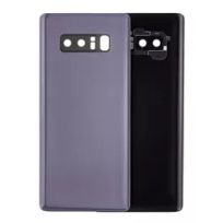 Service Pack Orchid Gray Samsung Galaxy Note 8 Back Cover Glass With Camera Lens