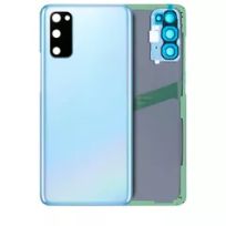 S30 Cloud Blue Samsung Galaxy S20 (No Logo)  Back Cover Glass With Camera Lens (Aftermarket Plus)