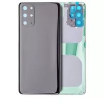 S30 Cosmic Black Samsung Galaxy S20 Plus (No Logo)  Back Cover Glass With Camera Lens (Aftermarket Plus)