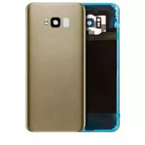 S30 Gold Samsung Galaxy S8 Plus (No Logo)  Back Cover Glass With Camera Lens (Aftermarket Plus)