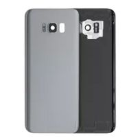 Service Pack Arctic Silver Samsung Galaxy S8 Plus Back Cover Glass With Camera Lens