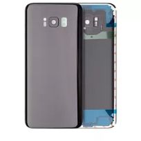 Service Pack Midnight Black Samsung Galaxy S8 Plus Back Cover Glass With Camera Lens