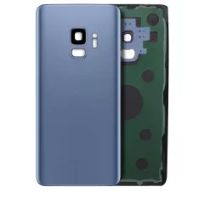 Service Pack Coral Blue Samsung Galaxy S9 Back Cover Glass With Camera Lens