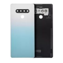 White LG Stylo 6 / K71 Back Cover With Camera Lens