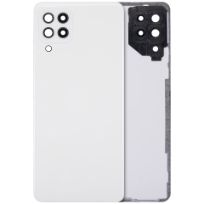 S30 White Samsung Galaxy A22 4G (A225 / 2021) Back Cover With Camera Lens (Aftermarket Plus)