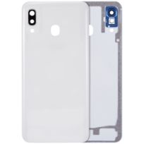 S30 White Samsung Galaxy A30 (A305 / 2019)  Back Cover With Camera Lens (Aftermarket Plus)