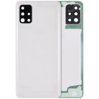 S30 Prism Crush White Samsung Galaxy A51 4G (A515 / 2019) Back Cover With Camera Lens (Aftermarket Plus)