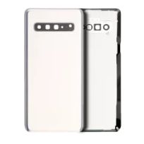 S30 Crown Silver Samsung Galaxy S10 5G (No Logo)  Back Cover With Camera Lens (Aftermarket Plus)
