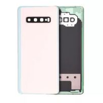 S30 Prism White Samsung Galaxy S10 Plus (No Logo)  Back Cover With Camera Lens (Aftermarket Plus)