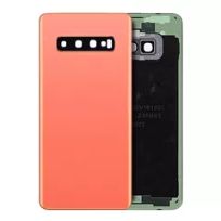 Service Pack Flamingo Pink Samsung Galaxy S10 Back Cover With Camera Lens