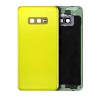 S30 Canary Yellow Samsung Galaxy S10E (No Logo)  Back Cover With Camera Lens (Aftermarket Plus)