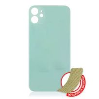 Green iPhone 11 (No Logo / Large Camera Hole) Back Glass With 3M Adhesive