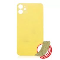 Yellow iPhone 11 (No Logo / Large Camera Hole) Back Glass With 3M Adhesive