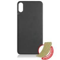 Space Gray iPhone X (No Logo / Large Camera Hole) Back Glass With 3M Adhesive