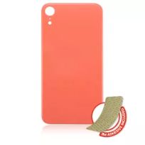 Coral iPhone XR (No Logo / Large Camera Hole) Back Glass With 3M Adhesive