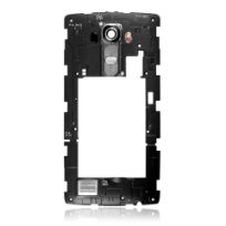 Black LG G4 (Black) Back Housing Bezel Panel Frame With Power & Volume Button Flex
