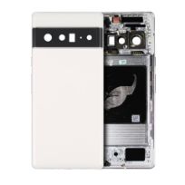 Pull Cloudy White Google Pixel 6 Pro (Used OEM Pull: Grade A) Back Housing