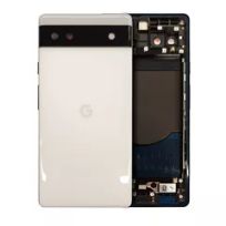 White Google Pixel 6a (Verizon Model) (Genuine OEM) Back Housing