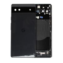 Pull Black Back Housing for Google Pixel 6a (Used OEM Pull: Grade B/C) (Black) 