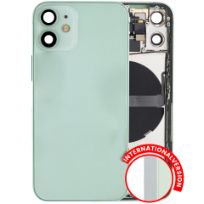 Pull Green iPhone 12 Mini (International Version) (Used OEM Pull: Grade C) Back Housing W/ Small Components Pre-Installed