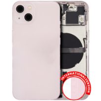 Pull Pink iPhone 13 (International Version) (Used OEM Pull: Grade B) Back Housing W/ Small Components Pre-Installed