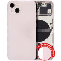 Pull Pink iPhone 13 (International Version) (Used OEM Pull: Grade C) Back Housing W/ Small Components Pre-Installed