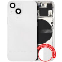 Pull Starlight iPhone 13 Mini (International Version) (Used OEM Pull: Grade B) Back Housing W/ Small Components Pre-Installed
