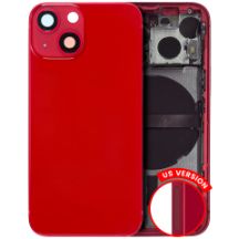 Pull Red iPhone 13 Mini (US Version) (Used OEM Pull: Grade B) Back Housing W/ Small Components Pre-Installed