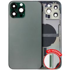 Pull Alpine Green iPhone 13 Pro Max (US Version) (Used OEM Pull: Grade A) Back Housing W/ Small Components Pre-Installed