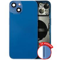 Pull Blue iPhone 13 (US Version) (Used OEM Pull: Grade C) Back Housing W/ Small Components Pre-Installed