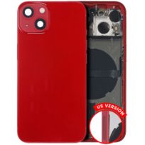 Pull Red iPhone 13 (US Version) (Used OEM Pull: Grade C) Back Housing W/ Small Components Pre-Installed