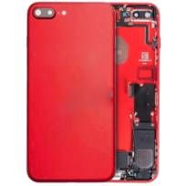 Pull Red iPhone 7 Plus (Used OEM Pull: Grade A) Back Housing W/ Small Components Pre-Installed