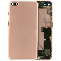 Pull Rose Gold iPhone 7 Plus (Used OEM Pull: Grade A) Back Housing W/ Small Components Pre-Installed