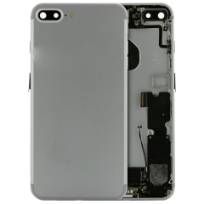 Pull Silver iPhone 7 Plus (Used OEM Pull: Grade A) Back Housing W/ Small Components Pre-Installed