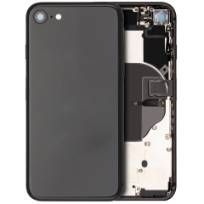 Pull Space Gray iPhone 8 (Used OEM Pull: Grade A) Back Housing W/ Small Components Pre-Installed