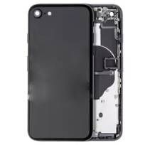 Pull Black iPhone SE (2020) (Used OEM Pull: Grade A) (Black) Back Housing W/ Small Components Pre-Installed