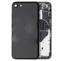 Pull Black iPhone SE (2020) (Used OEM Pull: Grade B) (Black) Back Housing W/ Small Components Pre-Installed